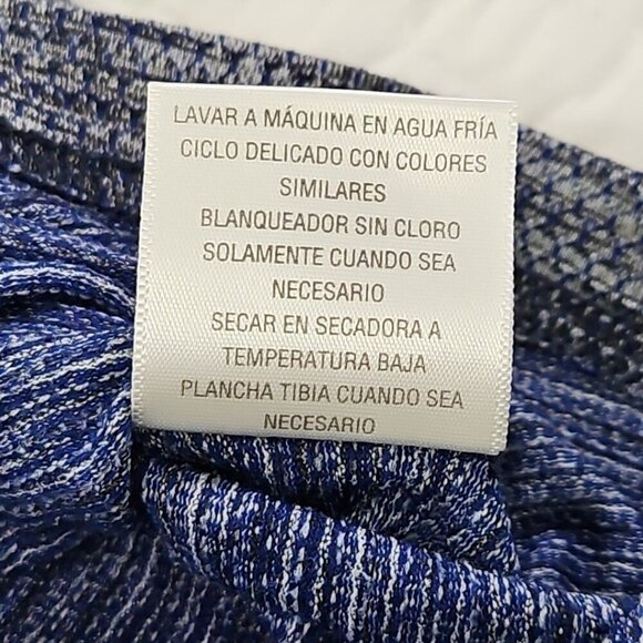 Tasso Elba Navy Blue Combo Banded Collar Polo Shirt Men's Medium EUC LN Golf - Picture 7 of 13